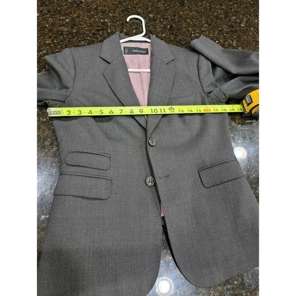 Dsquared2 Women's Solid Gray Wool Long Sleeve Single Breasted Blazer Size 46 - Picture 12 of 12